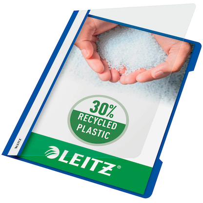 Artikelbild 2 für AKTION: LEITZ Schnellhefter 4191 Kunststoff blau DIN A4, 25 St., Artikelnummer 663939