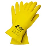 Artikelbild 1 für NITRAS SAFETY unisex Chemikalienschutzhandschuh 3220 Yellow Cleaner gelb Größe 7, 1 Paar, Artikelnummer 644098