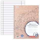 Artikelbild 1 für herlitz Collegeblock Recycling Lineatur 27 liniert DIN A4 Innen- und Außenrand, 1 St., Artikelnummer 792877