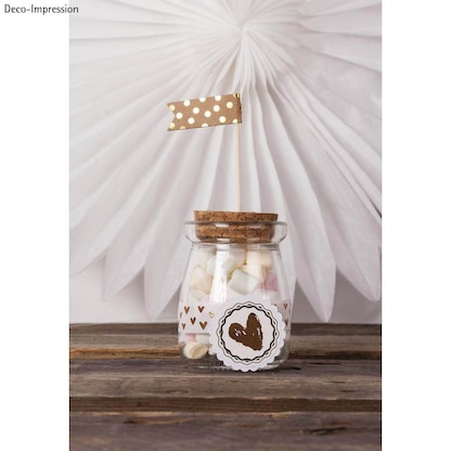 Artikelbild 2 für Rayher Vorratsglas transparent mit Kork Deckel, 1 St., Artikelnummer 975437