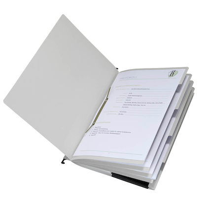 Artikelbild 9 für AKTION: dots Personalhefter Karton lichtgrau DIN A4 4x kaufmännische Heftung, 10 St., Artikelnummer 389585