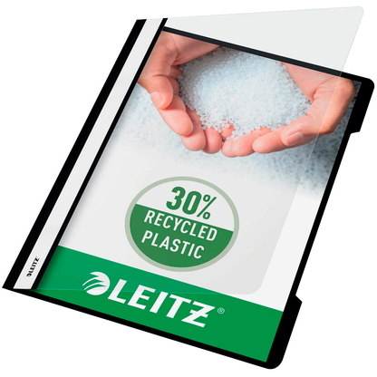 Artikelbild 3 für LEITZ Schnellhefter 4191 Kunststoff schwarz DIN A4, 1 St., Artikelnummer 257996