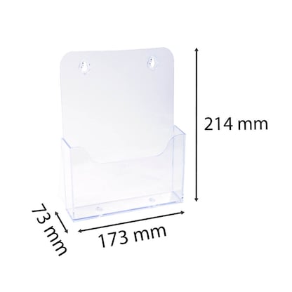 Artikelbild 2 für Exacompta Tischprospekthalter Office Exacryl transparent DIN A5 17,3 x 7,3 x 21,4 cm, 1 St., Artikelnummer 697076