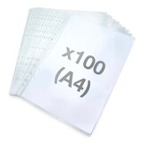 Artikelbild 1 für RAPESCO® Sichthüllen ECO DIN A4 transparent genarbt, 100 St., Artikelnummer 782724