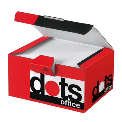 Artikelbild 2 für dots Briefumschläge DIN lang mit Fenster weiß selbstklebend 250 St., Artikelnummer 118083