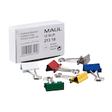 Artikelbild 1 für MAUL Foldbackklammern farbsortiert 1,9 cm, 12 St., Artikelnummer 958710