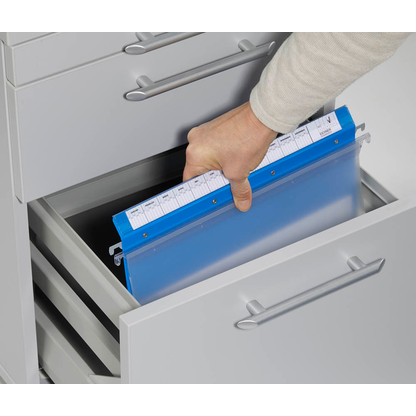 Artikelbild 4 für BOI Patienten-Dokumentations-Hängemappe 2-Ringe Click 2 Stationär blau Boden: 2,5 cm, 1 St., Artikelnummer 666814