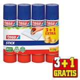 Artikelbild 1 für 3 + 1 GRATIS: tesa ecoLogo Klebestifte 20,0 g, 3 St. + GRATIS 1 St., Artikelnummer 675124