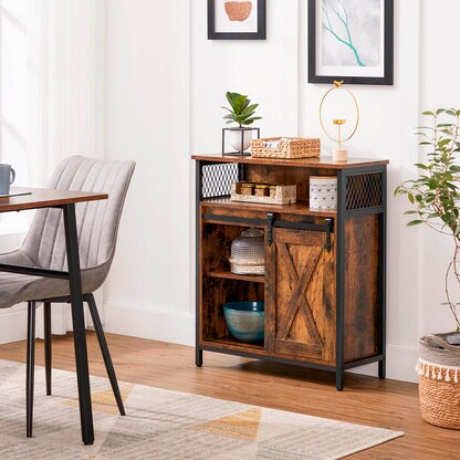 Artikelbild 6 für VASAGLE Sideboard, LSC089B01V1 braun 70,0 x 30,0 x 80,0 cm, 1 St., Artikelnummer 289719