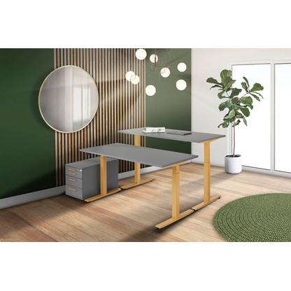 Artikelbild 4 für HAMMERBACHER Solid Rollcontainer grafit 4 Auszüge 42,8 x 80,0 x 51,2 cm, Artikelnummer 297992