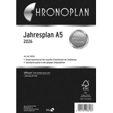 Artikelbild 1 für CHRONOPLAN Kalendereinlage 2026 Jahresplan A5, Artikelnummer 590929
