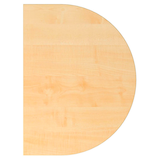 Artikelbild 1 für HAMMERBACHER Anbautisch höhenverstellbar Inader ahorn, silber halbrund 60,0 x 80,0 x 65,5 - 82,5 cm, Artikelnummer 849245