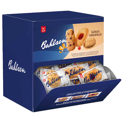 Artikelbild für Bahlsen Süßes Dreierlei Kekse 988,0 g, 150 St., Artikelnummer 245732
