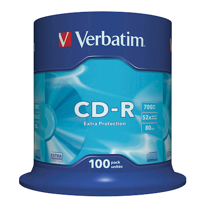Artikelbild für verbatim CD-R 700 MB, 100 St., Artikelnummer 909291