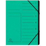 Artikelbild 1 für Exacompta Ordnungsmappe 7 Fächer grün, 1 St., Artikelnummer 286862