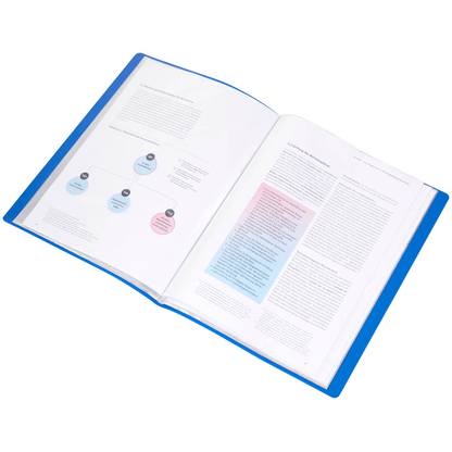 Artikelbild 5 für PAGNA Office Sichtbuch DIN A4, 20 Hüllen blau, 1 St., Artikelnummer 609218