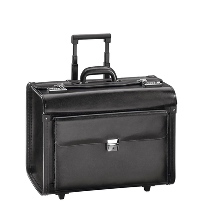 Artikelbild 2 für Alassio Pilotenkoffer SILVANA Leder schwarz 49,0 x 25,0 x 40,0 cm, Artikelnummer 909853