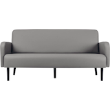 Artikelbild 1 für meet powered by PAPERFLOW 3-Sitzer Sofa LISBOA grau schwarz Kunstleder 176,0 x 81,5 x 83,0 cm, 1 St., Artikelnummer 851382