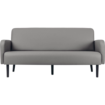 Artikelbild für meet powered by PAPERFLOW 3-Sitzer Sofa LISBOA grau schwarz Kunstleder 176,0 x 81,5 x 83,0 cm, 1 St., Artikelnummer 851382