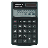 Artikelbild 1 für OLYMPIA LCD-1110 Taschenrechner schwarz, Artikelnummer 141945