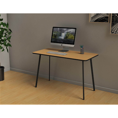 Artikelbild 3 für PAPERFLOW easyHome HOPM Schreibtisch buche rechteckig, 4-Fuß-Gestell schwarz 114,0 x 60,0 cm, Artikelnummer 381907