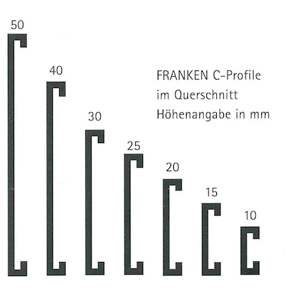 Artikelbild 2 für FRANKEN Etikettenhalter magnetisch braun 7,5 x 2,0 cm, 10 St., Artikelnummer 532147