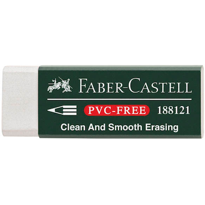 Artikelbild für FABER-CASTELL Radiergummi weiß, 1 St., Artikelnummer 136123