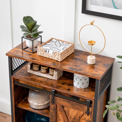 Artikelbild 9 für VASAGLE Sideboard, LSC089B01V1 braun 70,0 x 30,0 x 80,0 cm, 1 St., Artikelnummer 289719