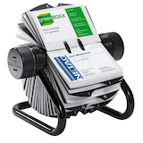 Artikelbild 1 für DURABLE Visitenkarten-Rollkartei Visifix schwarz, für 560 Visitenkarten, Artikelnummer 134486