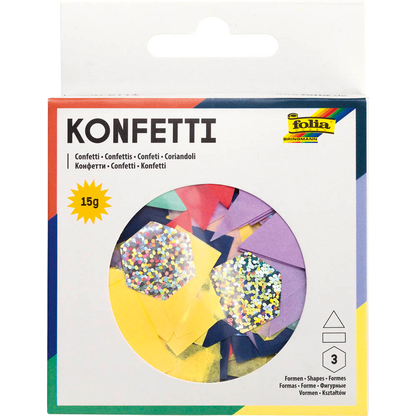 Artikelbild 2 für folia Konfetti Modern Chic bunt 15,0 g, Artikelnummer 601771