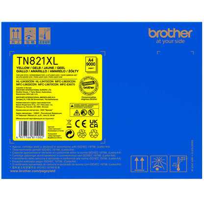 Artikelbild 5 für brother TN-821XL Y gelb Toner, Artikelnummer 841334