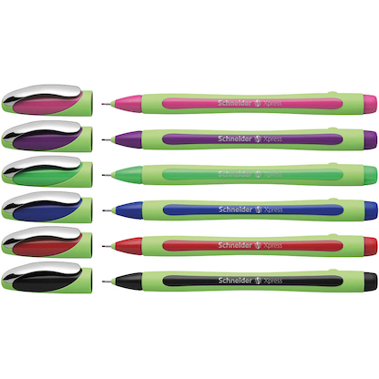 Artikelbild für Schneider Xpress Fineliner farbsortiert 0,8 mm, 6 St., Artikelnummer 878981