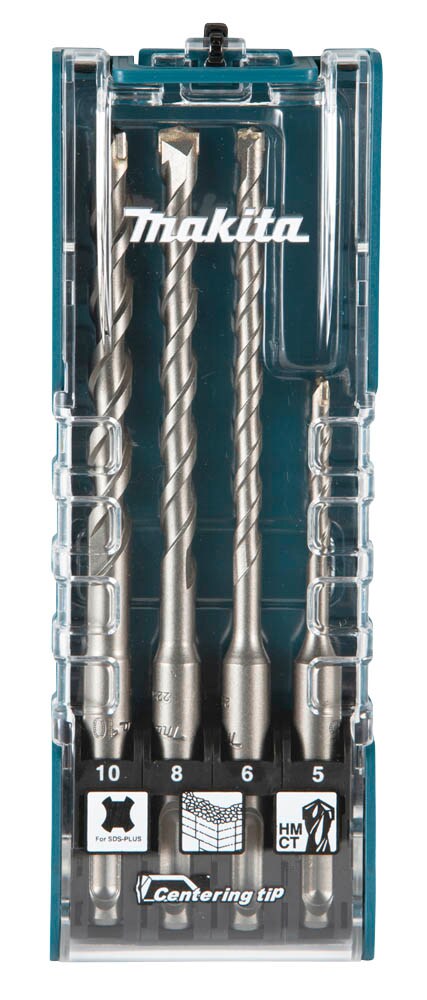 Betonbohrer-Set 5-teilig – 6, 8, 10, 12 Mm, Mit Hartmetallspitze, Für Fliesen, Ziegel, Glas, In Aufbewahrungsbox