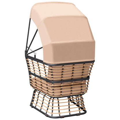 Artikelbild 4 für Garden Pleasure Loungesessel PAROS, schwarz Metall, Artikelnummer 544037