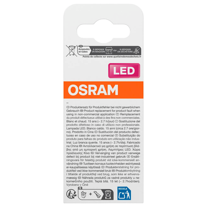 Artikelbild 5 für OSRAM LED-Lampe Star Classic P25 E14 1,8 W matt, 1 St., Artikelnummer 710131