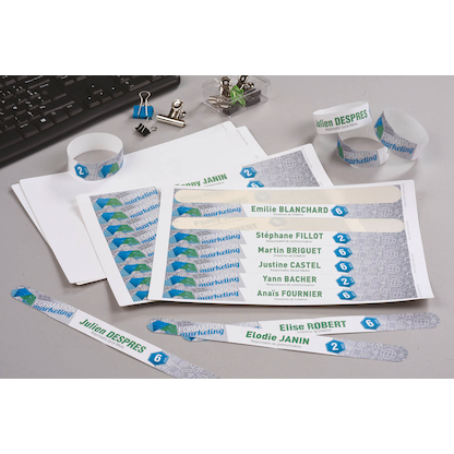 Artikelbild 2 für AVERY Zweckform Eintrittsbänder weiß, 100 St., Artikelnummer 426705