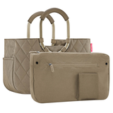 Artikelbild 1 für reisenthel® Einkaufskorb loopshopper M Kunstfaser frame rhombus olive, Artikelnummer 571343