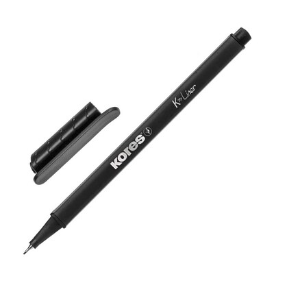 Artikelbild für Kores® K- Fineliner schwarz 0,4 mm, 1 St., Artikelnummer 766549