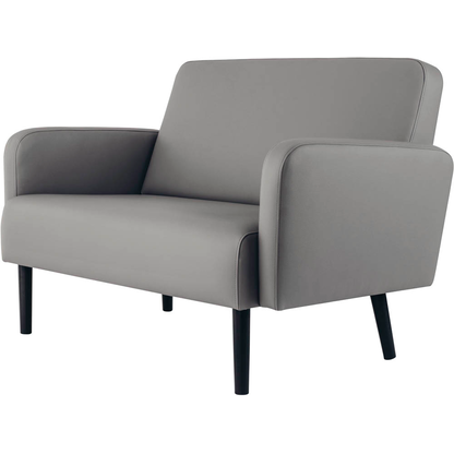 Artikelbild 2 für meet powered by PAPERFLOW 2-Sitzer Sofa LISBOA grau schwarz Kunstleder 124,0 x 81,5 x 83,0 cm, 1 St., Artikelnummer 851367