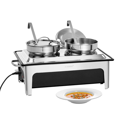 Artikelbild für Bartscher Suppenstation silber 2x 4 l 2200 W, Artikelnummer 424719