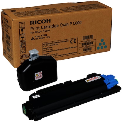 Artikelbild für RICOH P C600 cyan Toner, Artikelnummer 103137