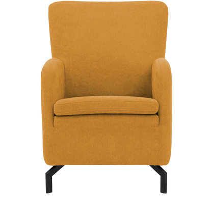 Artikelbild für DOMO Collection Sessel Dallas dunkelgelb schwarz Stoff 68,0 x 82,0 x 93,0 cm, 1 St., Artikelnummer 764617