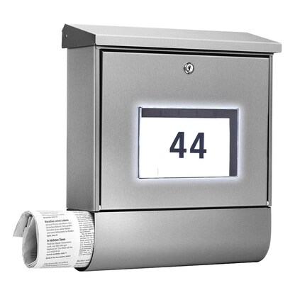 Artikelbild 6 für BURG WÄCHTER Briefkasten Malaga 75310 silber, Artikelnummer 503377