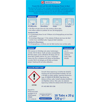 Artikelbild 4 für domol POWER WC-Tabs frisch, 16,0 St., Artikelnummer 742542