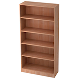 Artikelbild 1 für HAMMERBACHER Aktenregal 6400 nussbaum 100,0 x 40,0 x 200,4 cm, 1 St., Artikelnummer 859809