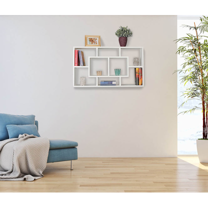 Artikelbild 6 für WOHNLING Wandregal weiß 85,0 x 16,0 x 48,0 cm, 1 St., Artikelnummer 540544