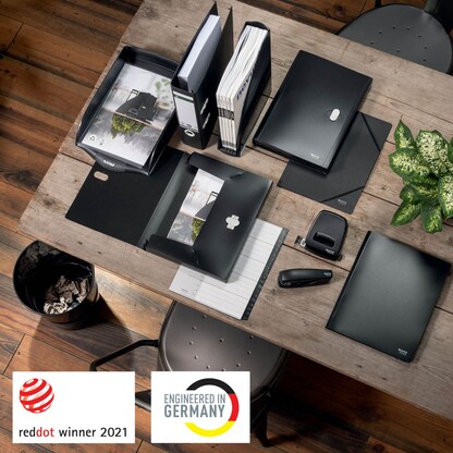 Artikelbild 6 für LEITZ recycle 1019 Ordner schwarz Karton 5,0 cm DIN A4, 1 St., Artikelnummer 304424