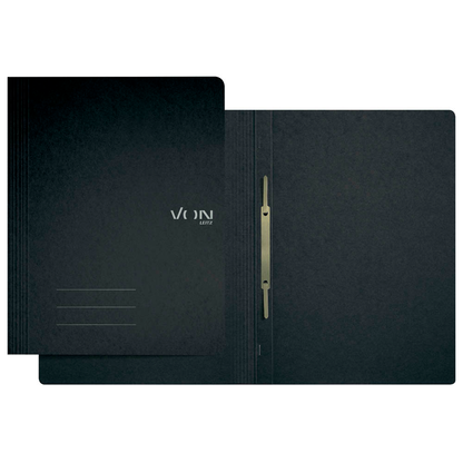 Artikelbild für VON LEITZ Schnellhefter Karton schwarz DIN A4, 1 St., Artikelnummer 635369