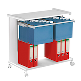 Artikelbild 1 für Kerkmann Hängemappenwagen Pragma grau für bis zu 100 Hängemappen, Artikelnummer 484814