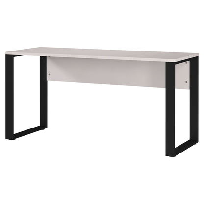 Artikelbild für GERMANIA Rovigo Schreibtisch kaschmir rechteckig, O-Fuß-Gestell schwarz 150,0 x 60,0 cm, Artikelnummer 699086